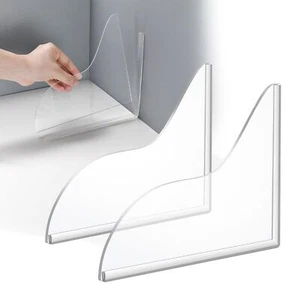 Shower Splash Guard 2 Pack Bathtub Shower Water Splash Guards Silicone Bathtu... - Picture 1 of 7