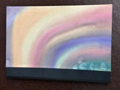 Hand Bound Painted Silk Cover Journal Book 6x9 Refillable Paper Judith Thompson - Image 1 of 4