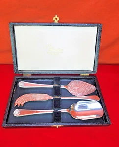 Flatware Set Vintage William Adams Silver Plated 3 Piece Sheffield England - Picture 1 of 16