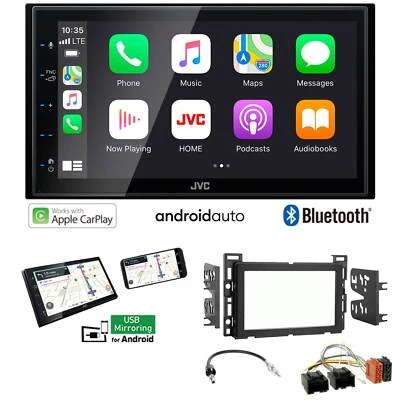 JVC KW-M560BT Radio Apple CarPlay für Chevrolet Equinox 2005-2006 schwarz - Bild 1 von 4