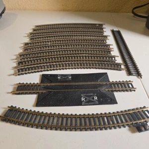 Train Tracks AHM HO Scale Model Curved R18" 2560 2569 2527 Rerailer Straight - Picture 1 of 7