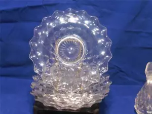10 Fostoria American Elegant Glass Salad / Dessert Plates 7-3/4" - Picture 1 of 6