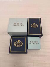 Lot Of 4 Halcyon Days Enamels England Collection Trinket Boxes