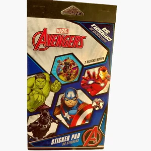 Almohadilla adhesiva Marvel Avengers 96 Hulk Iron Man Capitán América fiesta favor manualidades - Imagen 1 de 4