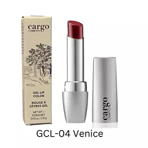 CARGO COSMETICS GEL COLOR DE LABIOS GLC-04 Venice 0,1 oz SELLADO DE FÁBRICA EN CAJA - Imagen 1 de 12