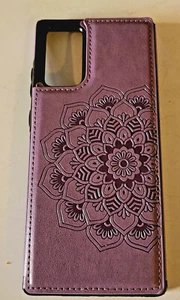 Embossed wallet phone case Samsung Note 20 - Picture 1 of 4