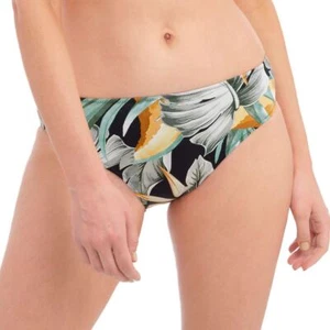 Fantasie Swimwear Bamboo Grove Mid Rise Bikini Brief Bottoms Jet 501672 - Picture 1 of 6
