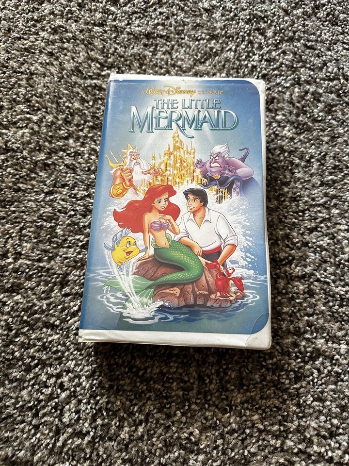 The Little Mermaid Black Diamond VHS (1989, First Edition/Original Release) Foto 1 de 4