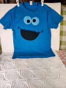 Fruit Of The Loom Blue Cookie Monster T-shirt.  Size Medium  - Picture 1 of 5
