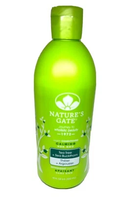 New Nature’s Gate Tea Tree + Sea Buckthorn Vegan Calming Conditioner 18 fl Oz  - Image 1 of 4