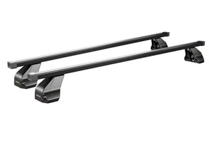 Portaequipajes bastidor barras transversales negro hasta 75 kg peugeot 407 4 puertas 2004-2012 - Imagen 1 de 7