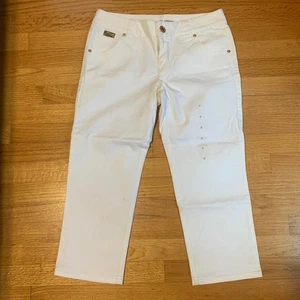Michael Kors Women's White Denim Stretch Skinny Leg Jeans Pants Size 6 - NEW - Picture 1 of 7