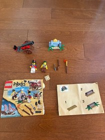 LEGO Pirates: Cannon Battle (6239) 100% Complete with Instruction & Front of Box
