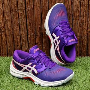 ASICS GEL-NETBURNER 20 (D WIDE) PURPLE netball shoes US 6.5 EUR 37.5 23.5cm - Picture 1 of 11