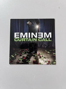 Vintage Eminem Curtain Call The Hits Promo Sticker 4’’ X 4’’ Slim Shady Rap - Imagen 1 de 3