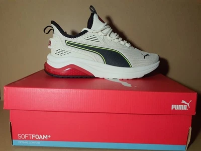 PUMA Amplifier Speckle Lace Up  Mens White Sneakers Casual Shoes 39914301 NEW  - Image 1 of 4