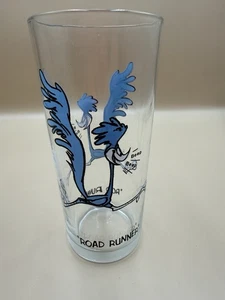 Vintage 1973 Looney Tunes Pepsi Collector Series Glas - ROAD RUNNER - Bild 1 von 3
