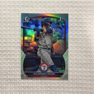 Bowman Chrome Alejandro Osuna 2023 #BCP-131 Lunar Glow Refractor TX Rangers RC - Imagen 1 de 7