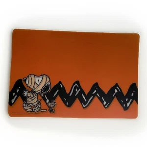 (2) Peanut Halloween Placemats Snoopy Woodstock Mummy Orange - Picture 1 of 10
