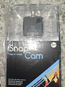 Ion SnapCam Wearable HD Camera with Wi-Fi Bluetooth Black - Picture 1 of 3