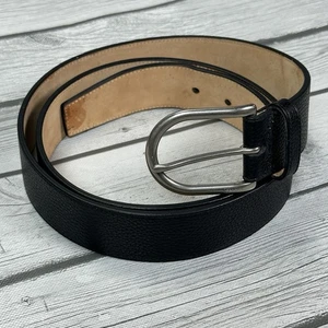 Coach Schwarz Kieselleder Gürtel Herren 44" Edelstahl Schnalle - Bild 1 von 11