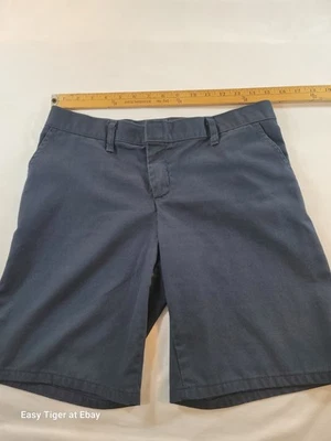 Bermudas Dickies para mujer chinas sarga frente plano azul marino talla 6 usadas 1642 Foto 1 de 4