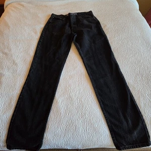 1990's LEVIS SILVER TAB RELAXED FIT Black JEANS 36x32 VINTAGE. Made in USA - Picture 1 of 13