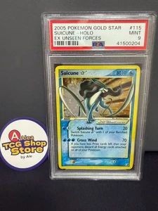 Pokemon Suicune Gold Star EX Unseen Forces Holo Rare #115 PSA 9 Mint - Bild 1 von 2