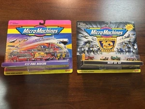 Micro Machines Best Of ‘87 And #17 Fire Rescue - Lamborghini And Porsche - Picture 1 of 7