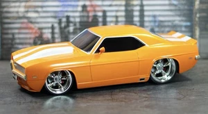 1:16 Jada Big Time Muscle Radio Control RC Orange 1969 Chevy Camaro *No Remote* - Picture 1 of 8