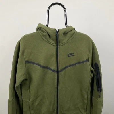 Nike Tech Fleece Hoodie Small Green - Image 1 of 4