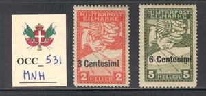 O_531. OCCUPAZIONE AUSTRIA. 1918 ESPRESSI. Sas 1-2. MNH - Picture 1 of 1