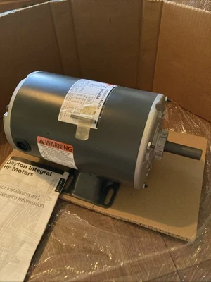 Dayton 3N643BA Motor 1HP 1725 RPM 3 PH - Image 1 of 4