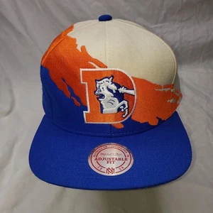 Cappello berretto Mitchell & Ness Denver Broncos Splash NFL Snap Back NUOVO CON ETICHETTE - Foto 1 di 9