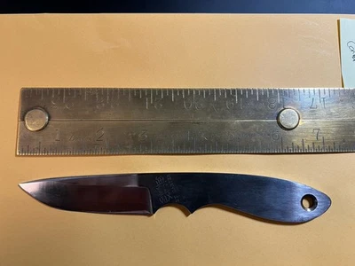 Handmade Murray Carter Neck knife With Sheath; Full Steel Blade And Handle - Image 1 of 3