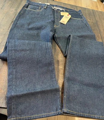 NUEVO CON ETIQUETAS - Pantalones de mezclilla para hombre LEVIS azul oscuro 501 botón mosca (38 x 38) Foto 1 de 3