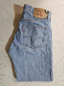 Vintage 90er Levi 501 XX blau Jeans Medium Wash Denim Baumwolle Herren Größe 34x30 - Bild 1 von 12