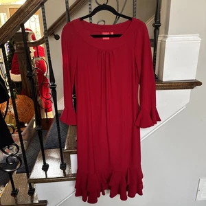 OSCAR DE LA RENTA rotes klassisches Kleid M - Bild 1 von 3