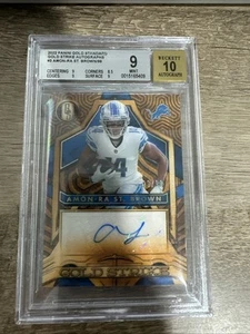 2022 Panini Gold Standard - Gold Strike Amon-Ra St. Brown #GS-AST 29/99 BGS 9 - Picture 1 of 2