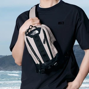 THE NORTH FACE BIG SHOT ONE WAY SLING BAG DARK_BEIGE NN2PR03B UNISEX SIZE - Picture 1 of 7