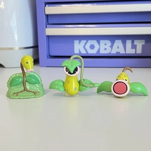 Vintage Tomy Pokemon Monster Full Bellsprout Evolution Set Weepinbell Victreebel - Bild 1 von 7