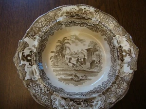 TRIUMPHALCAR KERAMIK - VINTAGE SCHALE AUF SOCKEL - 10 Zoll - EINZELNER CHIP Foto - Bild 1 von 4