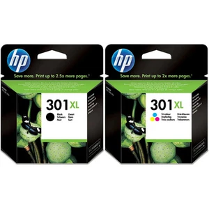 HP 301XL / CH563EE & CH564EE Tinten Sparset schwarz, color (2 Stück) - Bild 1 von 4