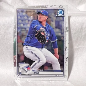 2020 Bowman Chrome HYUN-JIN RYU #69 Toronto Blue Jays Baseball Card - Picture 1 of 2