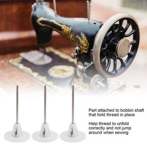 Sewing Machine Spool Pin Replacement 3 Set Spool Pin For Needlework - Picture 1 of 22