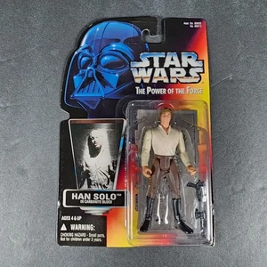 Star Wars Il Potere della Forza Han Solo In Blocco Carbonite Figurina 1996 - Foto 1 di 2