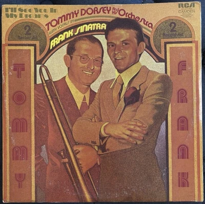 Tommy Dorsey with Vocals by Frank Sinatra I'll See You In My Dreams 2x Lp 1973 - Image 1 of 4