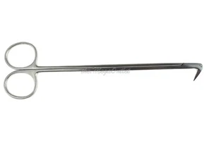 Surgical Vascular Scissor General Instruments Angled 125 Degree 7" 14-02071-19 - Picture 1 of 5
