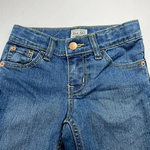 Girls Original Brand Et. 89 Place Bootcut Stretch Fade Stressed Jeans Size 4 - Picture 1 of 6