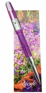 RECIFE PARIS CLAUDE MONET ARTIS LIMITED EDITION VIOLINE PURPLE BALLPOINT PEN $90 - Picture 1 of 12